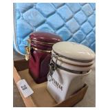 (2) Gevalia Coffee Canister
