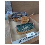 (3) Small Longaberger Baskets