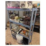 Plastic Snap Together Shelf Unit