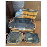 (4) Longaberger Baskets w/ Liners