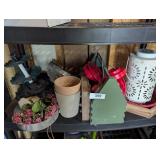 Hummingbird Feeders, Battery Op Lantern,