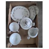 Hand Painted China Snack Sets -**