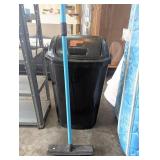 Trash Can & Squeegee Mop