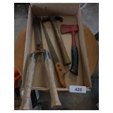 Hatchet, Hammer, Shears & Saw