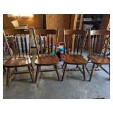 (4) Heavy Dining Room Chairs -**
