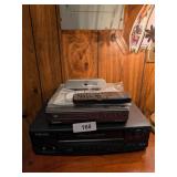 Orion VHS Player + Symphonic DVD Player