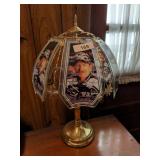 Dale Earnhardt Sr. Brass Tone Touch Lamp