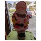 Poloron Blow Mold Santa Decor