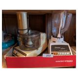 Osterizer Blender & GE Food Processor
