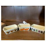 (3) Fall Miniature Loaf Pans