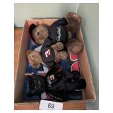 Nascar Boyds Bear & Other Bears + Small Banner