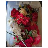 Artificial Floral In Tote w/ Lid