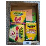 Crayons, Colored Markers & Coloring Books