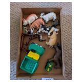John Deere Gator Toy & Some Farm Animals