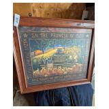Folk Art Style Framed Print