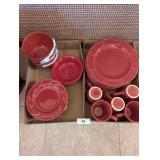 Signature Dinnerware in Cranberry Color