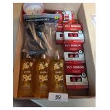 (5) New Fly Ribbons, (3) New Vanilla Body Spray,