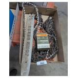 Chain Saw Blades, A Bar & Some Chains