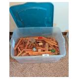 Lincoln Logs & A Few Alphabet Blocks in ..
