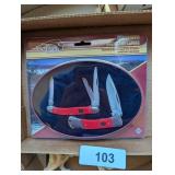American Buffalo Holiday Knife Combo