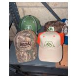 Caps w/ Pioneer & Dekalb Logos