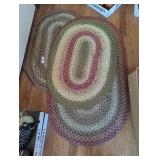 (3) Braided Rugs