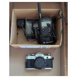 Canon AE-1 35MM Camera + Midland Weather Radio