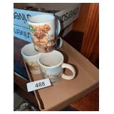 (4) John Deere Mugs