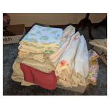 Assorted Vintage Sheets & Pillow Cases