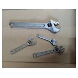 Adjustable Wrenches: (1) Craftsman, +