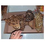 Gold Tone Christmas Decor