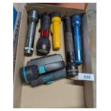 (6) Assorted Flashlights