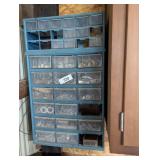 Nut & Bolt Organizer Mounted To Wall