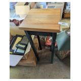 Country Green Plant Stand/Lamp Table
