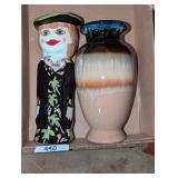 (2) Decorative Vases