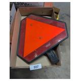 Slow Moving Vehicle Triangle Sign