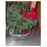 Light Up Greenery Garland & (6) Wreaths