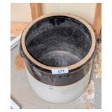 5 Gallon Glazed Stoneware Jar