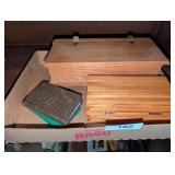 (2) Wooden Jewelry Boxes