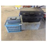(5) Plastic Storage Cases