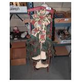 Christmas Sled Porch Display w/ Ice Skates