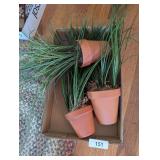 Terra Cotta Pots w/ Artificial Greenery
