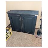 Black Distressed Cabinet