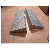 (2) Galvanized Wall Shelves