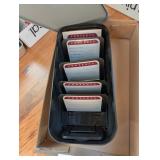 Black Tupperware Recipe Organizer