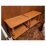 (2) Fiberboard? Side Tables