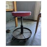 Alltrade Adjustable Rolling Shop Stool