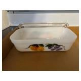 Fire King Baking Dish w/ Lid