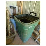 (2) Trash Cans [No Lids] w/ Assorted Tools
