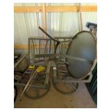 Metal Patio Chairs & Table -*